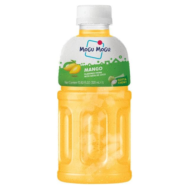 Mogu Mogu Mango Flavored Drink with Nata de Coco 320ml - gallery image 1