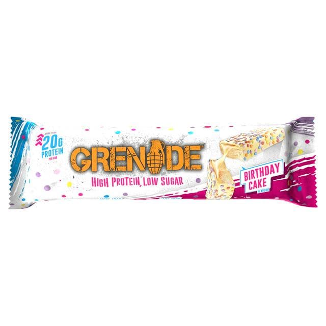 Grenade Birthday Cake Vanilla Flavour 60g - gallery image 1