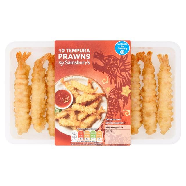 Sainsbury's Tempura Prawns x10 150g - gallery image 1