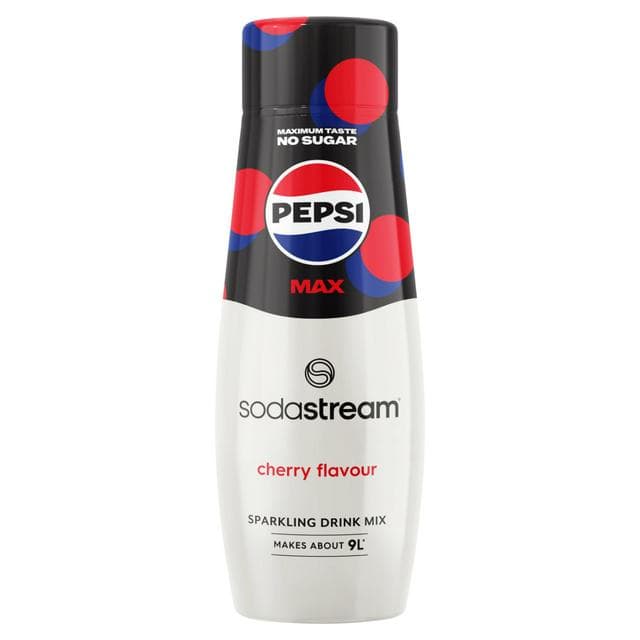 Pepsi Max Sodastream Sparkling Drink Mix Cherry Flavour 440ml - gallery image 1