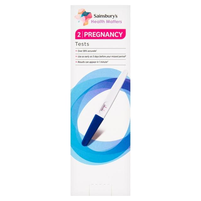 Sainsbury's 2 x Health Pregnancy Test - gallery image 1