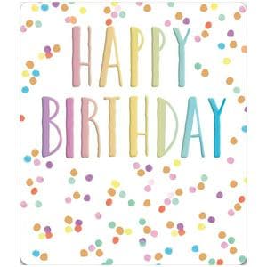 Sainsbury's Happy Birthday Card Rainbow Letters Greeting Card