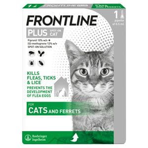 Frontline Plus Cat Flea & Tick Treatment x1