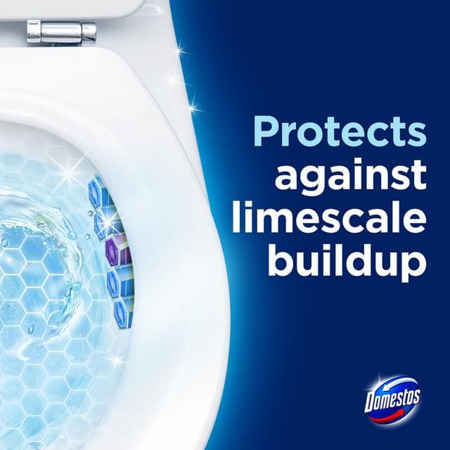 Domestos Power 5 Ocean Toilet Freshener Rim Block Cleaner Duo Pack x2 50g - gallery image 4