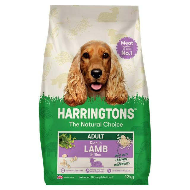 Harringtons 12kg Rich in Lamb & Rice Dry Adult Dog Food - gallery image 1