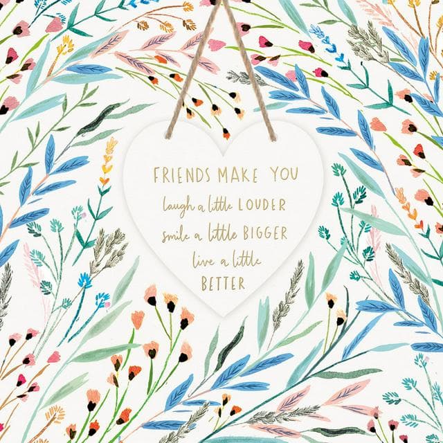 Sainsbury's Happy Birthday Friend Card With Detachable Keepsake Greeting Card - gallery image 1