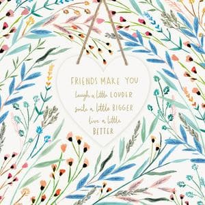 Sainsbury's Happy Birthday Friend Card With Detachable Keepsake Greeting Card