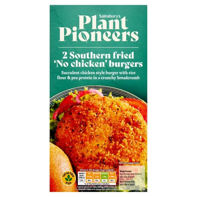 Plant Pioneers Southern Fried No Chicken Burgers 227g - gallery image 1