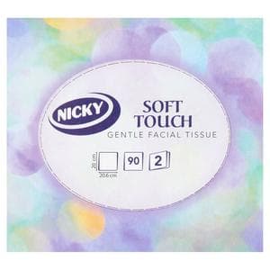 Nicky 90 x Sheets Soft Touch Tissues Cube