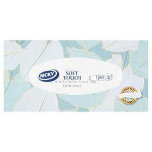 Nicky 2 x 150 Sheets Soft Touch Tissues