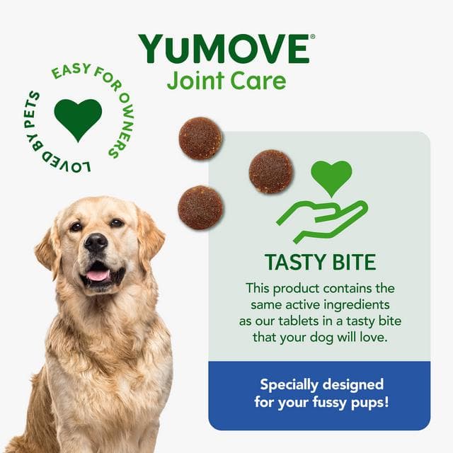 Yumove Joint Care Daily Bites for Senior Dogs Tasty Bites x60 150g - gallery image 3