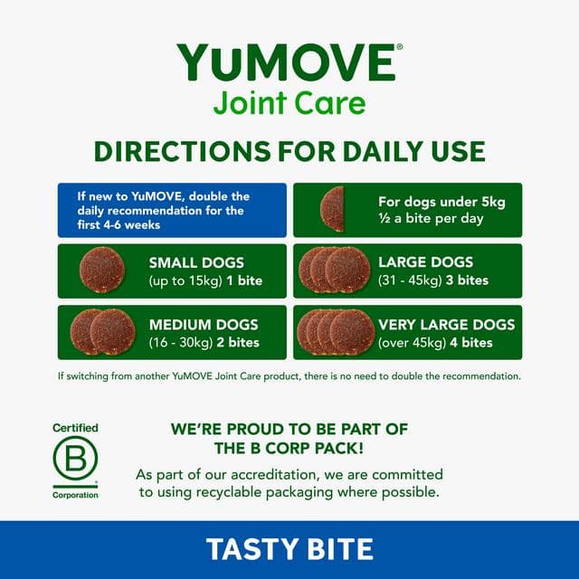 Yumove Joint Care Daily Bites for Senior Dogs Tasty Bites x60 150g - gallery image 5