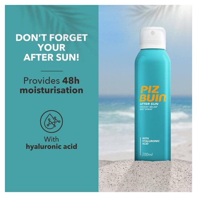Piz Buin 200ml Moisturising Sun Lotion SPF 50+ Sun Cream - gallery image 2