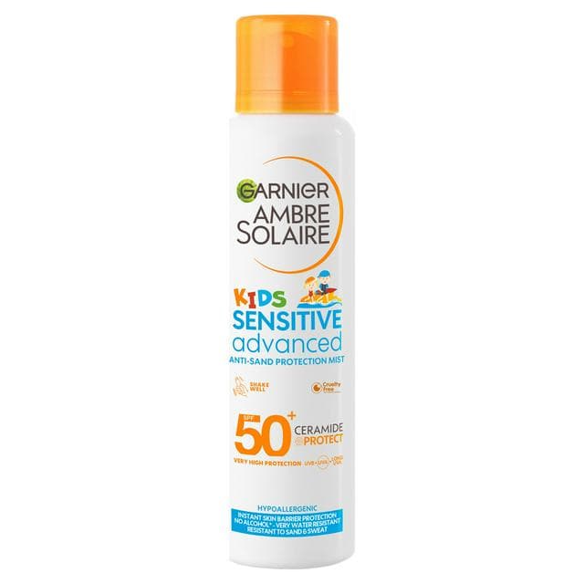 Garnier Ambre Solaire Kids 150ml SPF 50 Sensitive Sun Mist - gallery image 1
