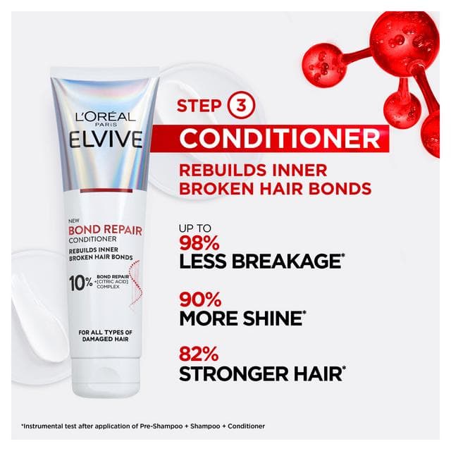 L'Oreal Paris Elvive Bond Repair Conditioner 150ml - gallery image 2