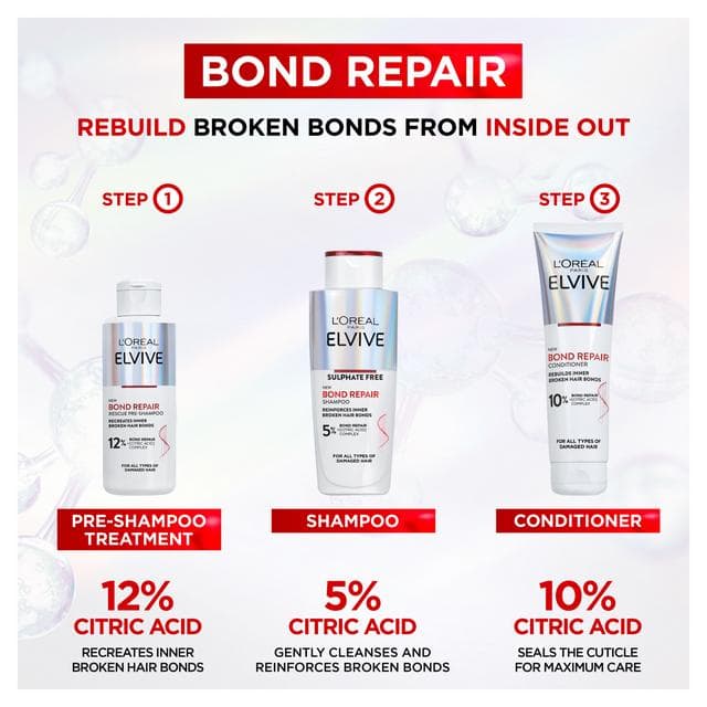 L'Oreal Paris Elvive Bond Repair Conditioner 150ml - gallery image 5