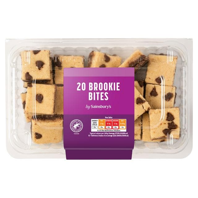 Sainsbury's 20 x Brookie Mini Bites - gallery image 1