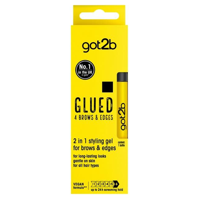 Schwarzkopf Got2b Glued Brows & Edges 2 in1 Gel x4 16ml - gallery image 1