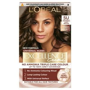 L'Oreal Paris Excellence Universal Nudes Universal Light Brown 5U with Flattering Reflects