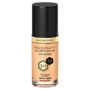 Max Factor All Day Flawless 62 Warm Beige Foundation 30ml