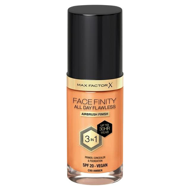 Max Factor All Day Flawless 90 Amber Foundation 30ml - gallery image 1