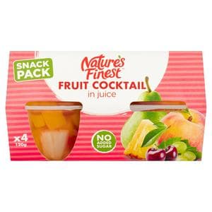 Nature's Finest Fruit Cocktail In Juice 4x120g