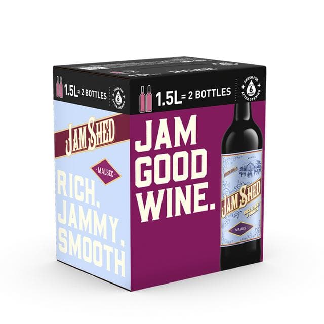 Jam Shed Malbec Red Boxed Wine 150cl - gallery image 2