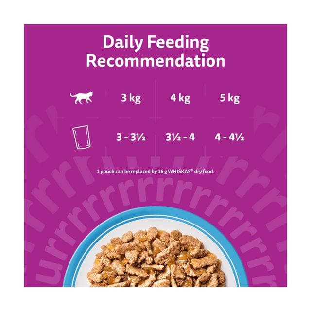 Whiskas 7+ Fish Favourites in Jelly Senior Wet Cat Food Pouches 12 x 85g - gallery image 4