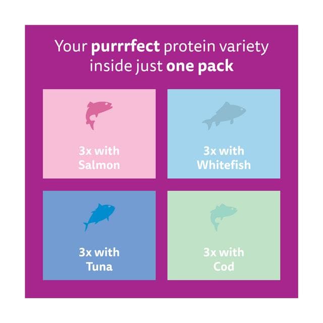 Whiskas 7+ Fish Favourites in Jelly Senior Wet Cat Food Pouches 12 x 85g - gallery image 5