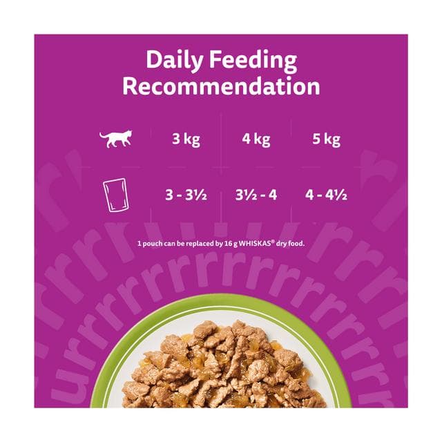 Whiskas 1+ Mixed Menu in Jelly Adult Wet Cat Food Pouches 12 x 85g - gallery image 4