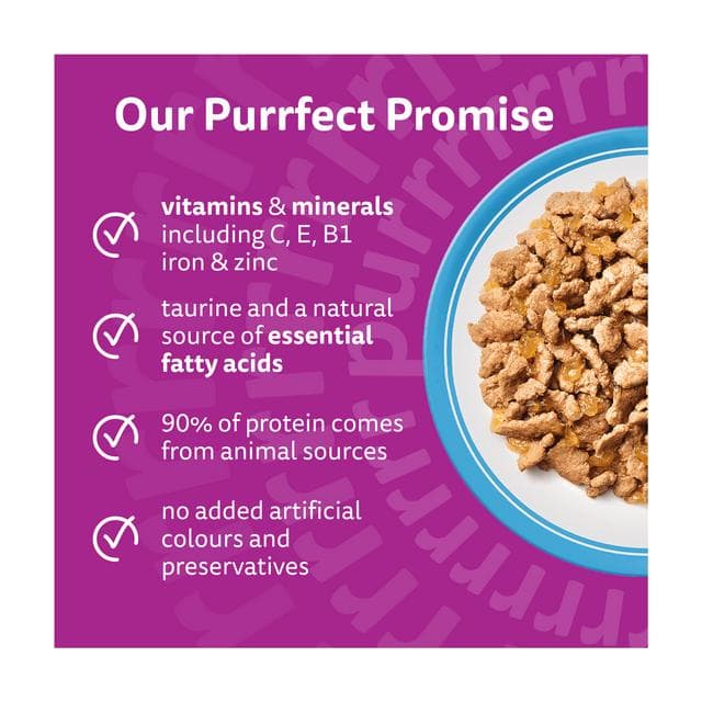 Whiskas 1+ Fish Favourites in Jelly Adult Wet Cat Food Pouches 12 x 85g - gallery image 2