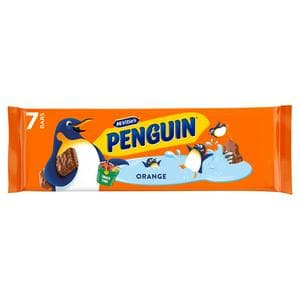 McVitie's Penguin Orange Biscuit Bar 7 x 24.6g