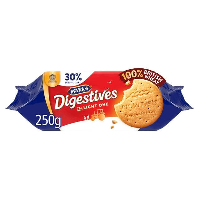McVitie's Digestives Biscuits The Light One 250g - gallery image 1