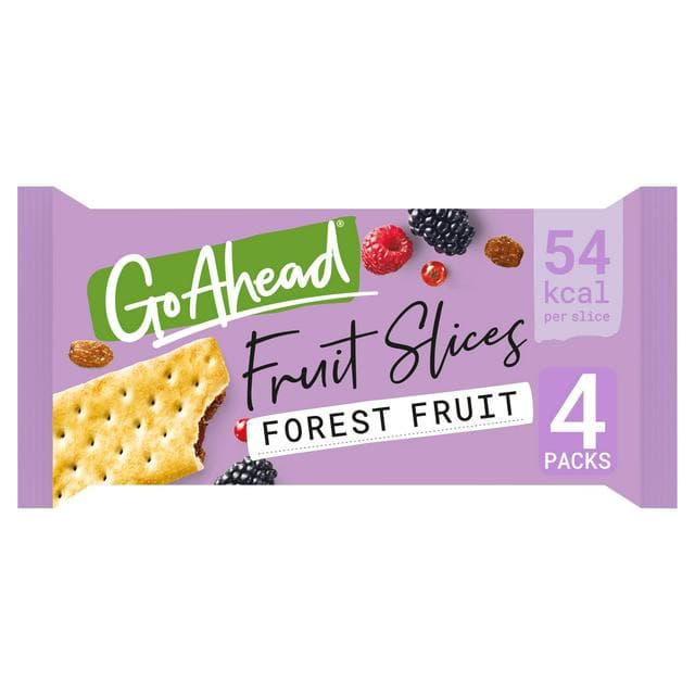 Go Ahead Forest Fruit Crispy Fruit Slices Multipack Snack Bars 4x44g - gallery image 1