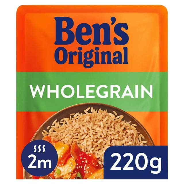 Ben's Original Classic Wholegrain Microwave Rice 220g - gallery image 1