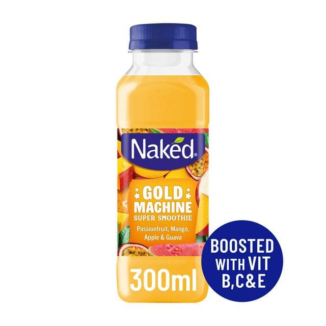 Naked Gold Machine Passionfruit Mango & Guava Super Smoothie 300ml - gallery image 1