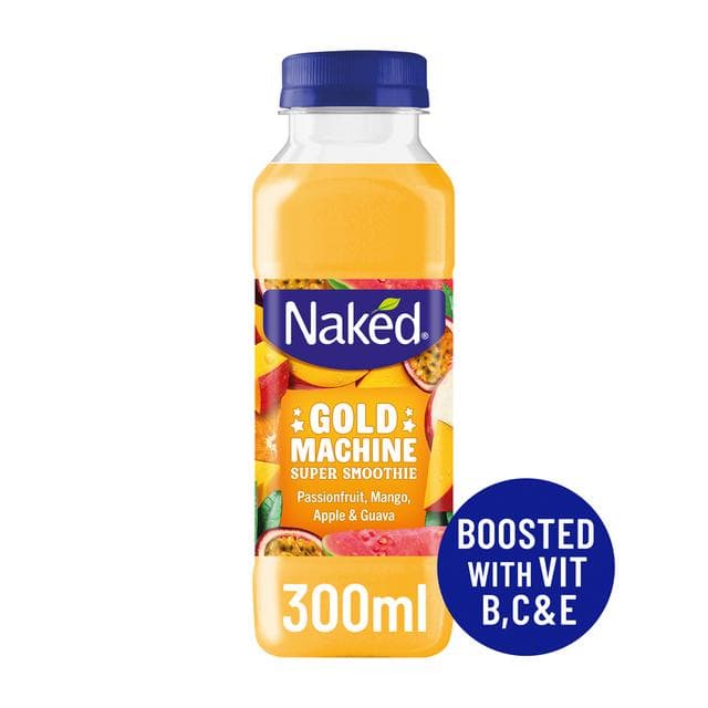 Naked Gold Machine Passionfruit Mango & Guava Super Smoothie 300ml - gallery image 2