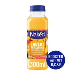 Naked Gold Machine Passionfruit Mango & Guava Super Smoothie 300ml