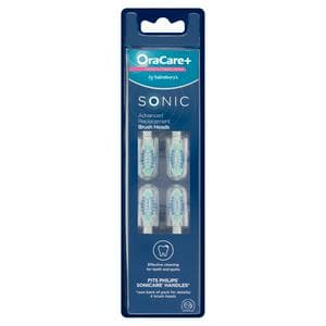 Sainsbury's Sonic Advanced Replacement Brush Heads x4