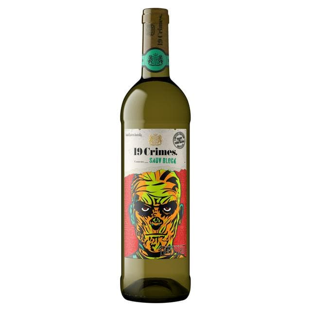 19 Crimes Sauvignon Blanc Block White Wine 75cl - gallery image 1