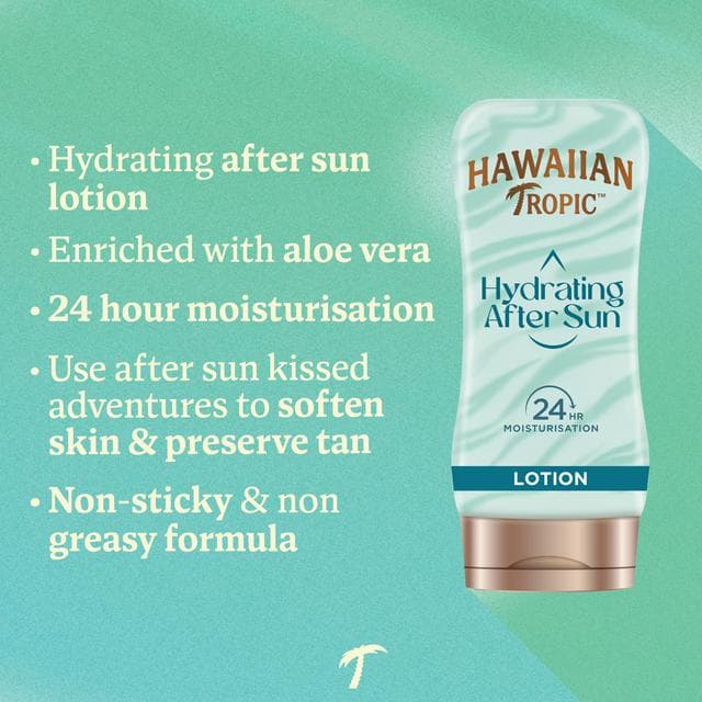 Hawaiian Tropic Hydrating After Sun Lotion 180ml - gallery image 2