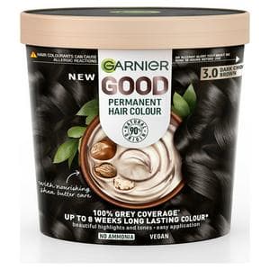 Garnier Good Permanent No Amonia Formula 100% Grey Coverage 3.0 Dark Chocolate Brown Hair Dye