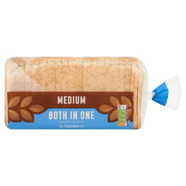 Sainsbury's Medium Both in One Bread 800g - gallery image 1