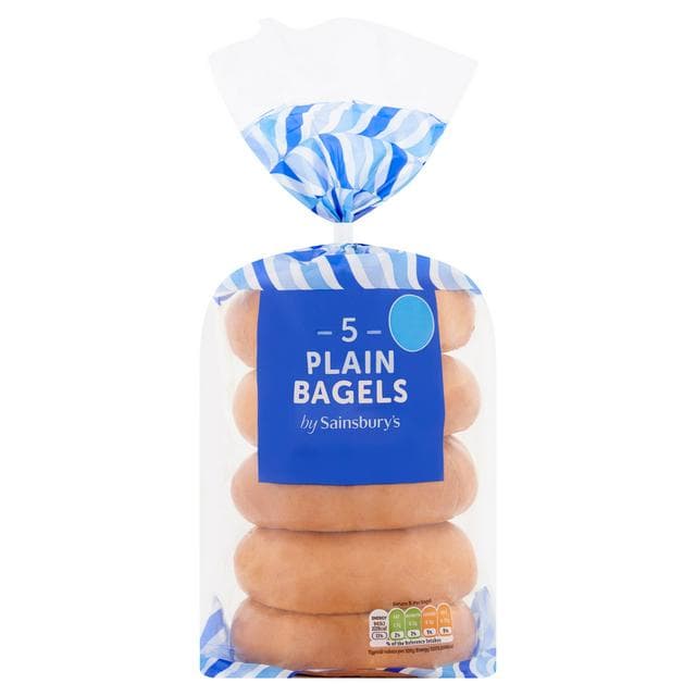 Sainsbury's Plain Bagel x5 - gallery image 1