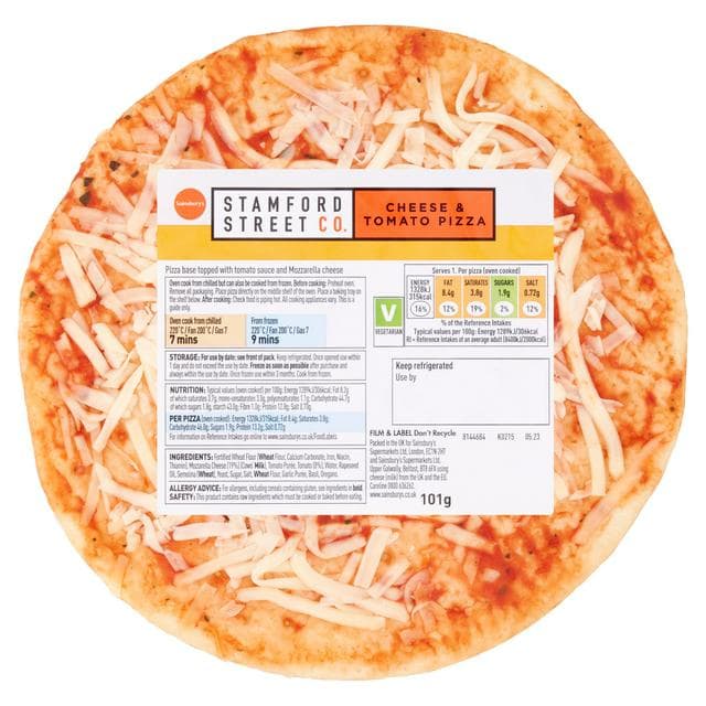 Stamford Street Co. Cheese & Tomato Pizza 101g - gallery image 1