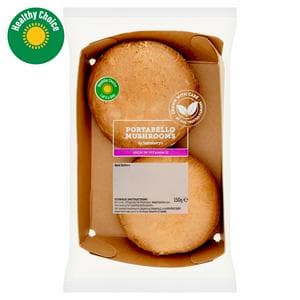 Sainsbury's Portabello Vitamin D Mushrooms 150g