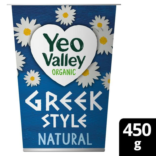 Yeo Valley Organic Greek Style Natural Yogurt 450g - gallery image 1
