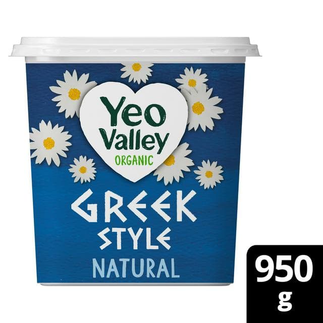 Yeo Valley Organic Greek Style Natural Yogurt 950g - gallery image 1