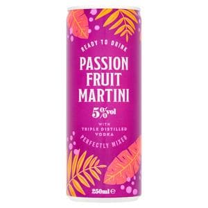 Passion Fruit Martini with Triple Distilled Vodka 25cl