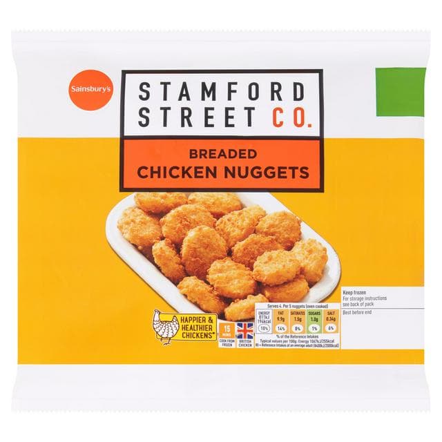 Stamford Street Co. Frozen Breaded British Chicken Nuggets 320g - gallery image 1